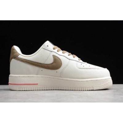 Nike Air Force 1 Low Premium Beyaz / Kahverengi Kaykay Ayakkabı Türkiye - NJWQDF66